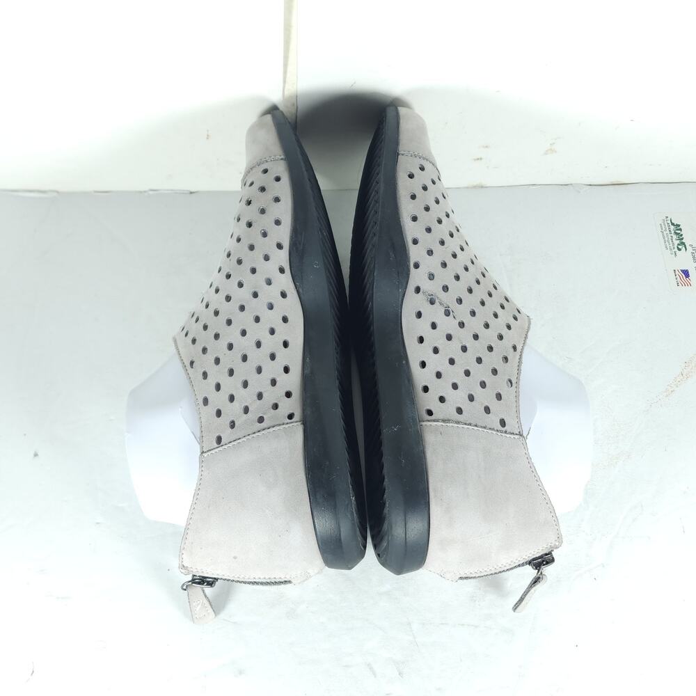 MEPHISTO Women’s Clemence US10 Light Gray Nubuck Perforated Comfort Shoes - Picture 9 of 16